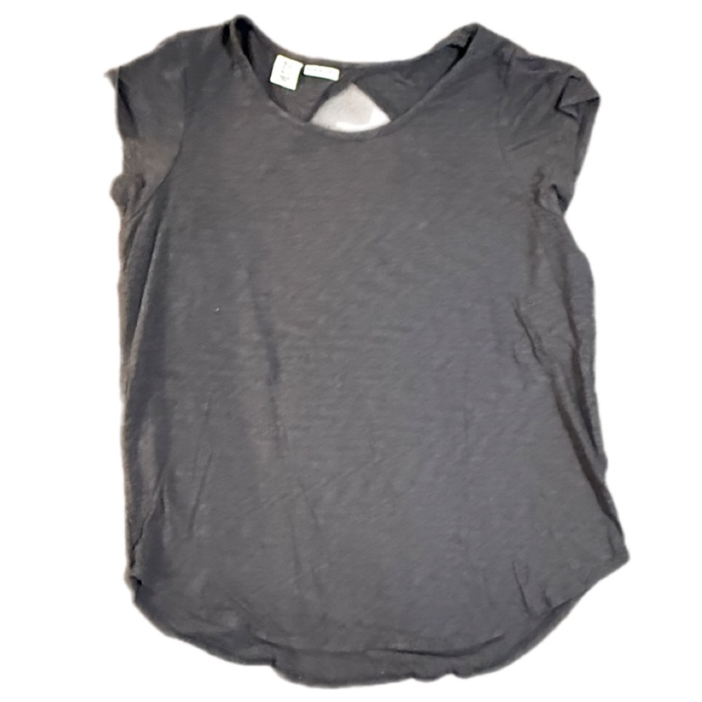 Max Studio Charcoal Muscle Tee